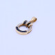 Dije oro 18k con zafiros y brillantes. Dije oro 18k con zafiros y brillantes.