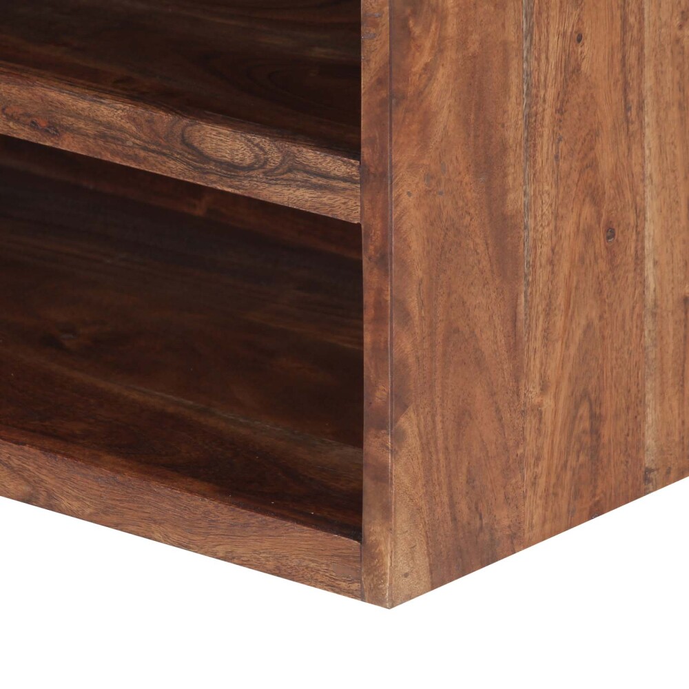BANCO RECIBIDOR MADERA-Y-TELA MARRON FENG CASTAÑO