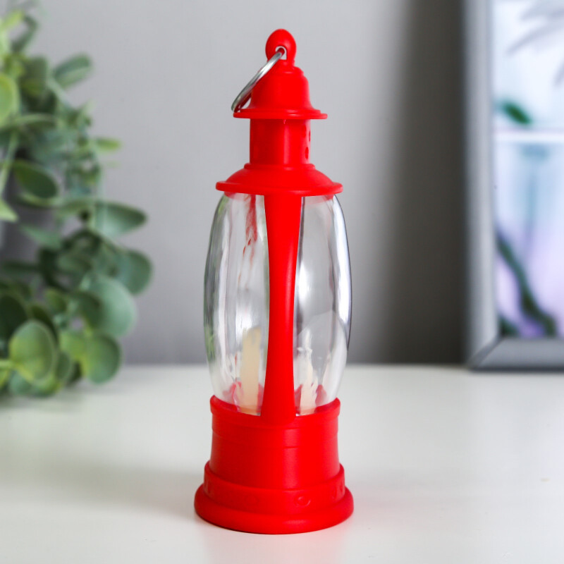 Farol Led Ovalado con Luz Rojo
