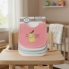 Set x4 baberos Lfriends impermeables pera rosado