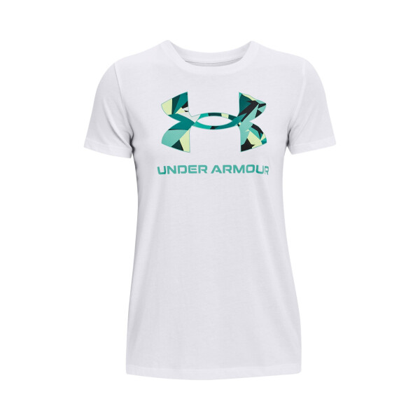 Remera Under Armour Tshirt Grap de Mujer - 305-106022 Blanco