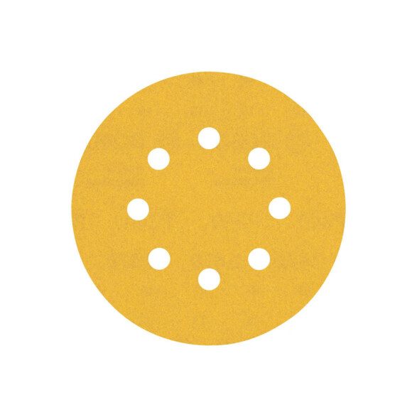 Lija con velcro 125mm grano 240 madera/metal BS4428