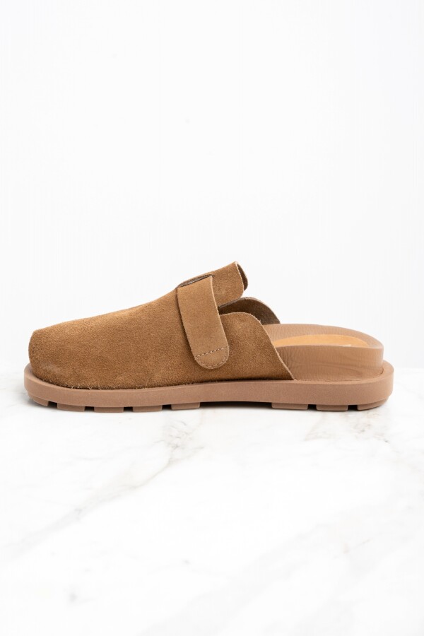 Zueco Gamuza Camel