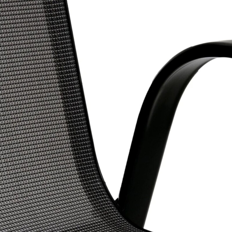 Silla de Patio Sling de Acero Gris Silla de Patio Sling de Acero Gris
