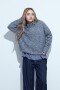 SWEATER CREW Gris Melange