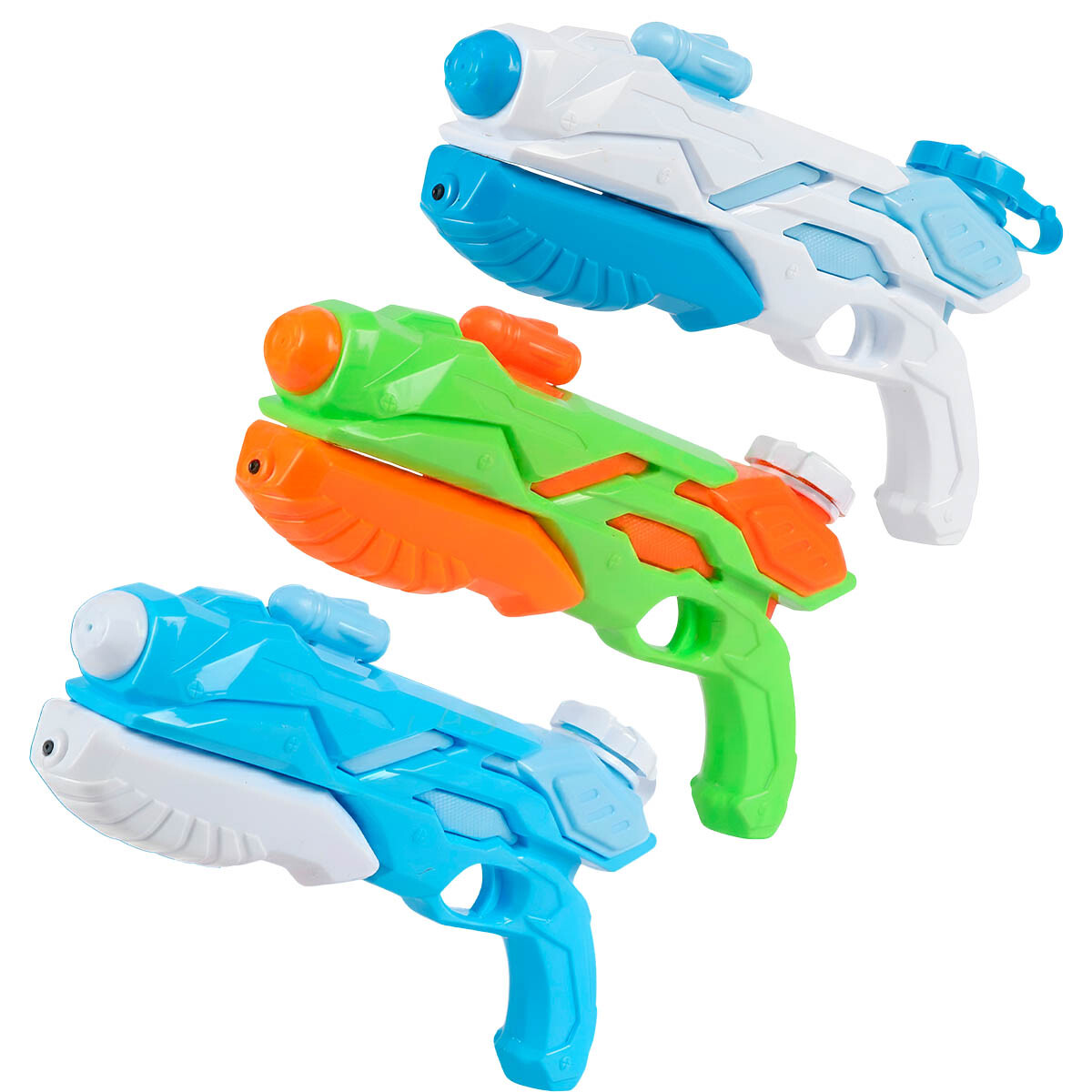Set X3 Pistolas De Agua 30 Cm Piscina Playa Verano - Pis005022 