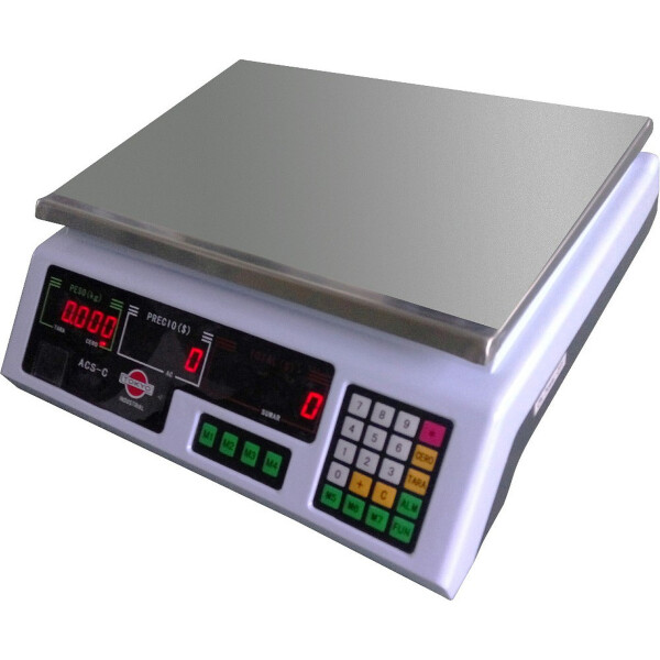 BALANZA ELECTRONICA TOKYO IND ACS-C 30KGS C/BATERIA 220V Unica