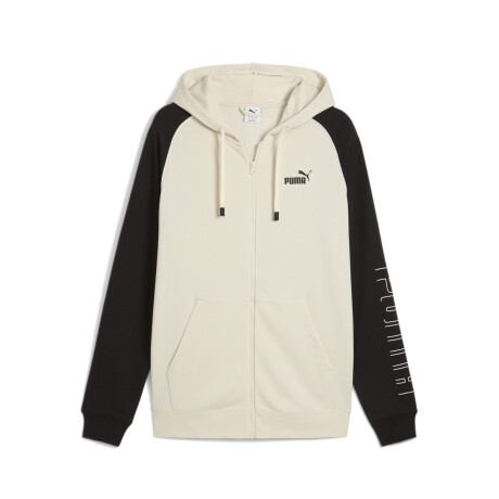 PUMA SPORT FULL ZIP HOODIE TR Beige & Black