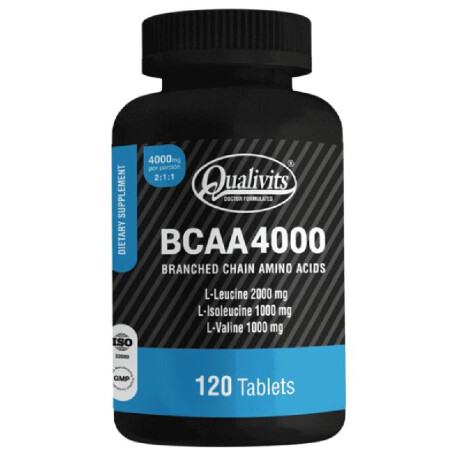 BCAA 4000 - QUALIVITS 120 TAB BCAA 4000 - QUALIVITS 120 TAB