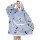 Manta Buzo Poncho Canguro Polar C/ Capucha Corderito Vst007004