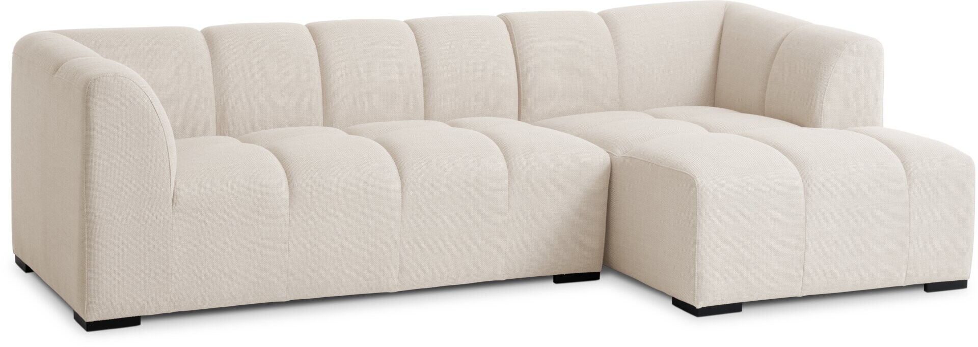Sofá ALLESE chaise longue derecha beige 