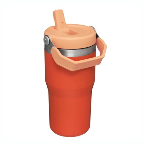 VASO STANLEY 20OZ FLIP STRAW TUMBLER Vaso Térmico STANLEY Flip Straw Capacidad 591Ml Con Sorbete Plegable - Tigerlily