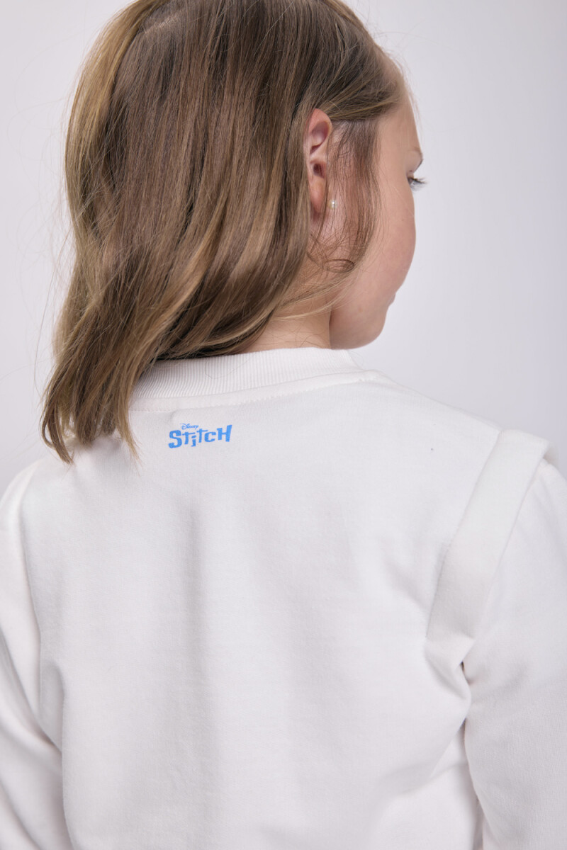 Buzo deportivo estampa Stich Crudo
