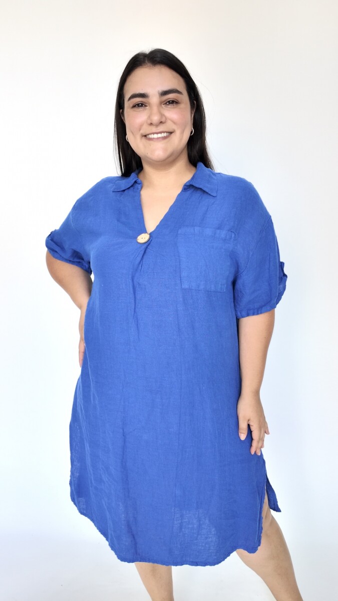 Vestido Elira - Azul 