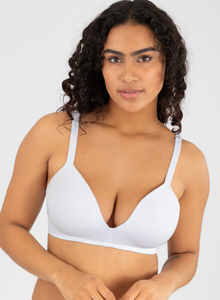 Soutien triangulo prefromado copa c calatea Blanco