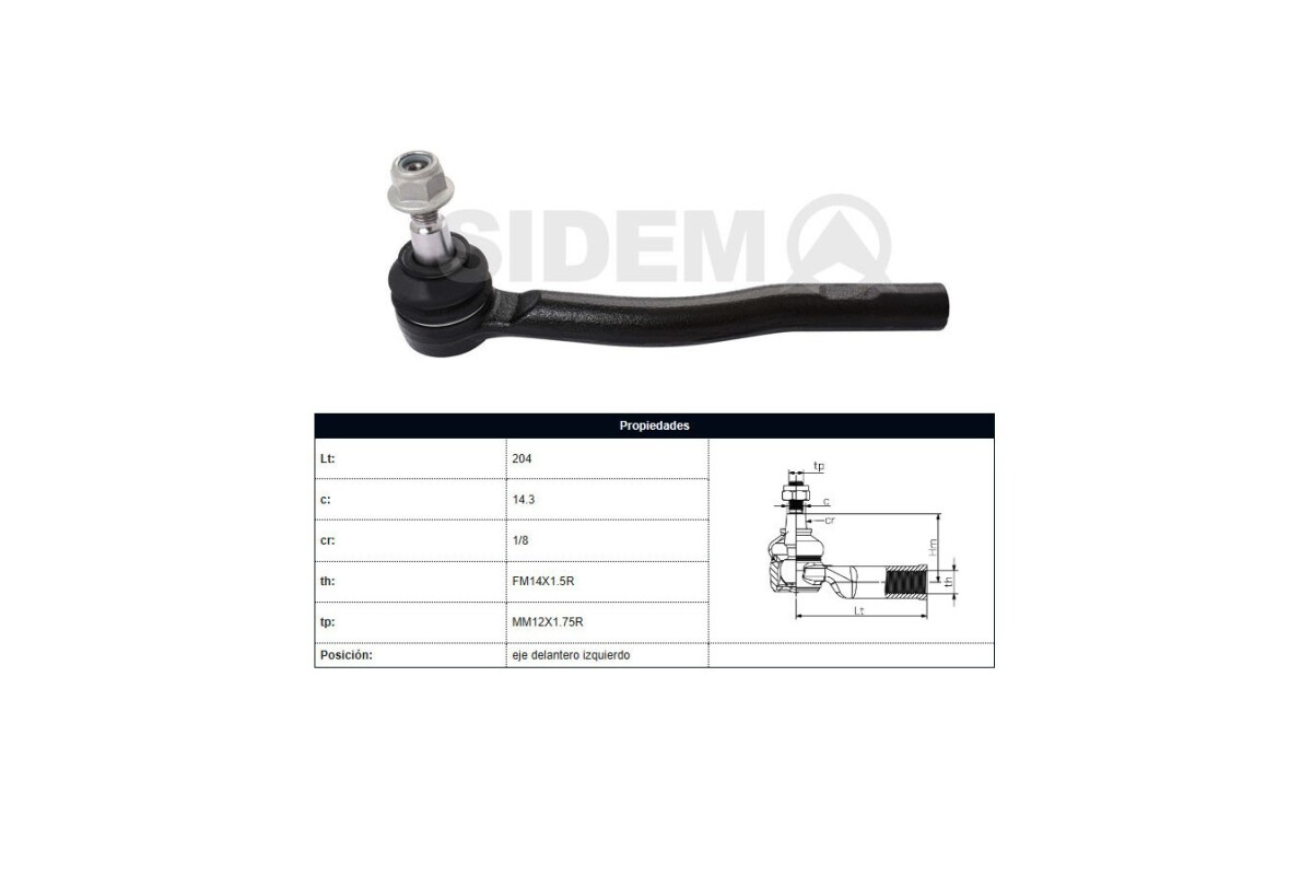 Puntero Ford Ranger 4X4/Ranger 4X2, Mazda Bt50 12-25 Izq Puntero Ford Ranger 4X4/Ranger 4X2, Mazda Bt50 12-25 Izq