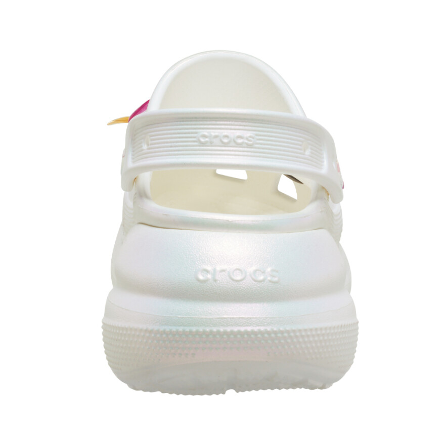 Crush Pearlized Florals Clog - Unisex White