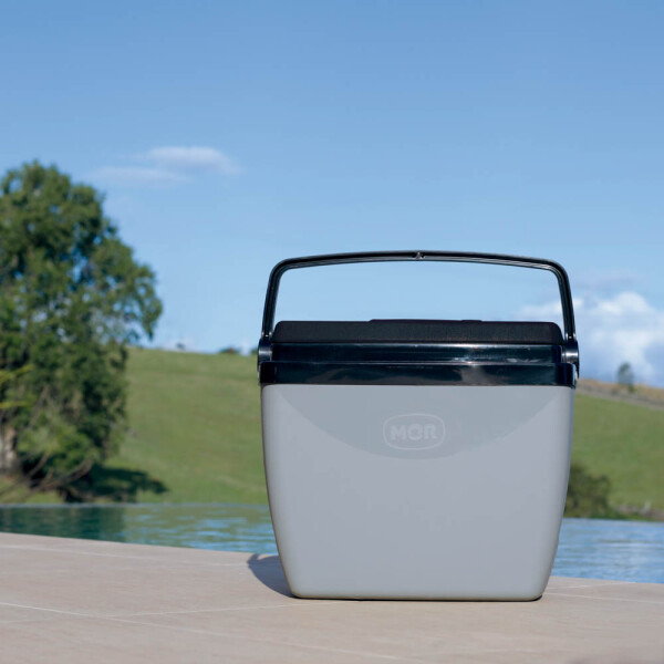 CONSERVADORA 26 LTS GRIS CON NEGRO NEGRO