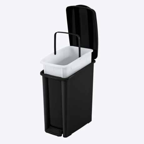 Papelera Basurero Con Pedal Rimax - 10 litros Negro