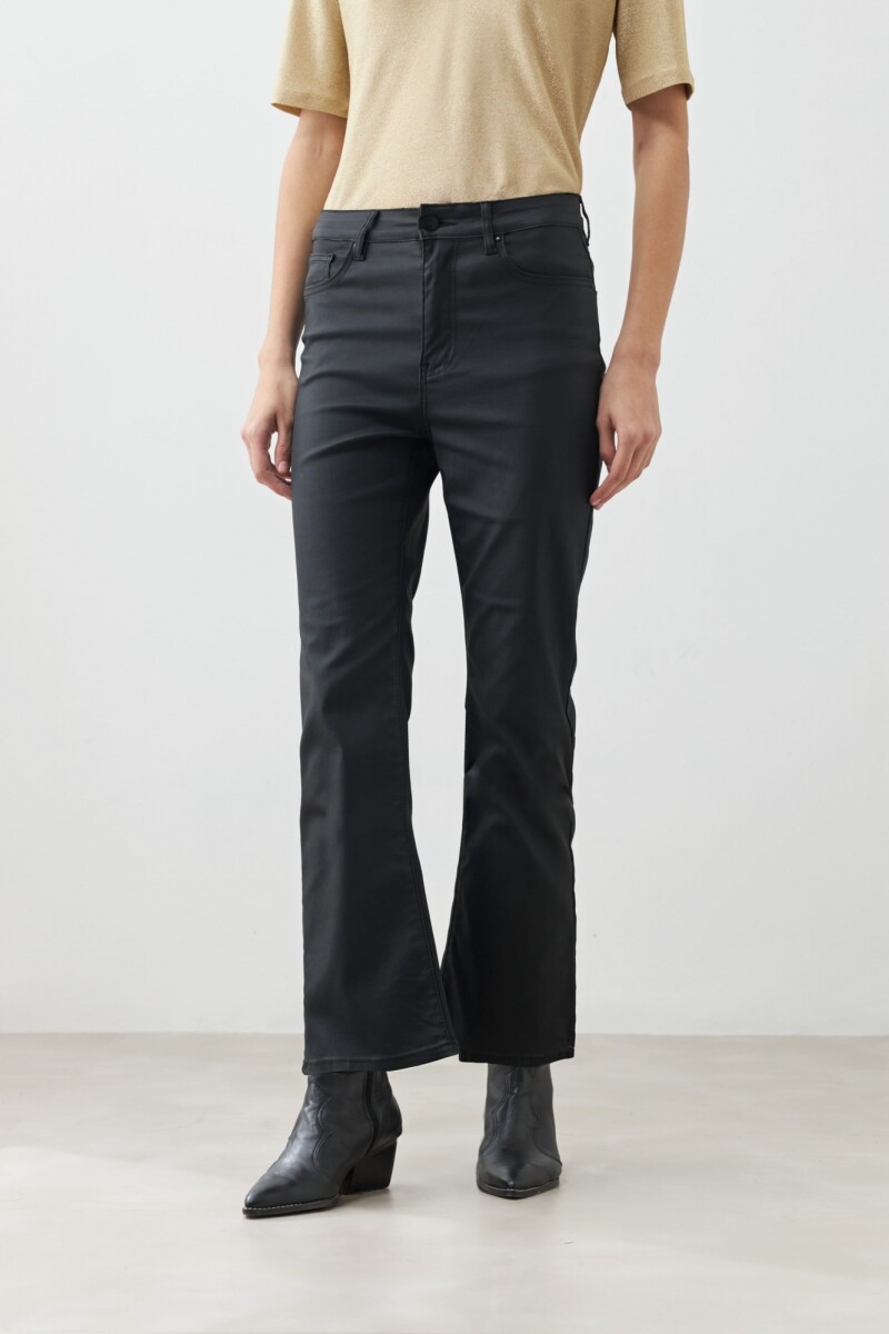 Jean cropped Turner negro