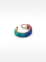 Anillo Con Abalorios multicolor
