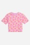 T-shirt animal print FUCSIA