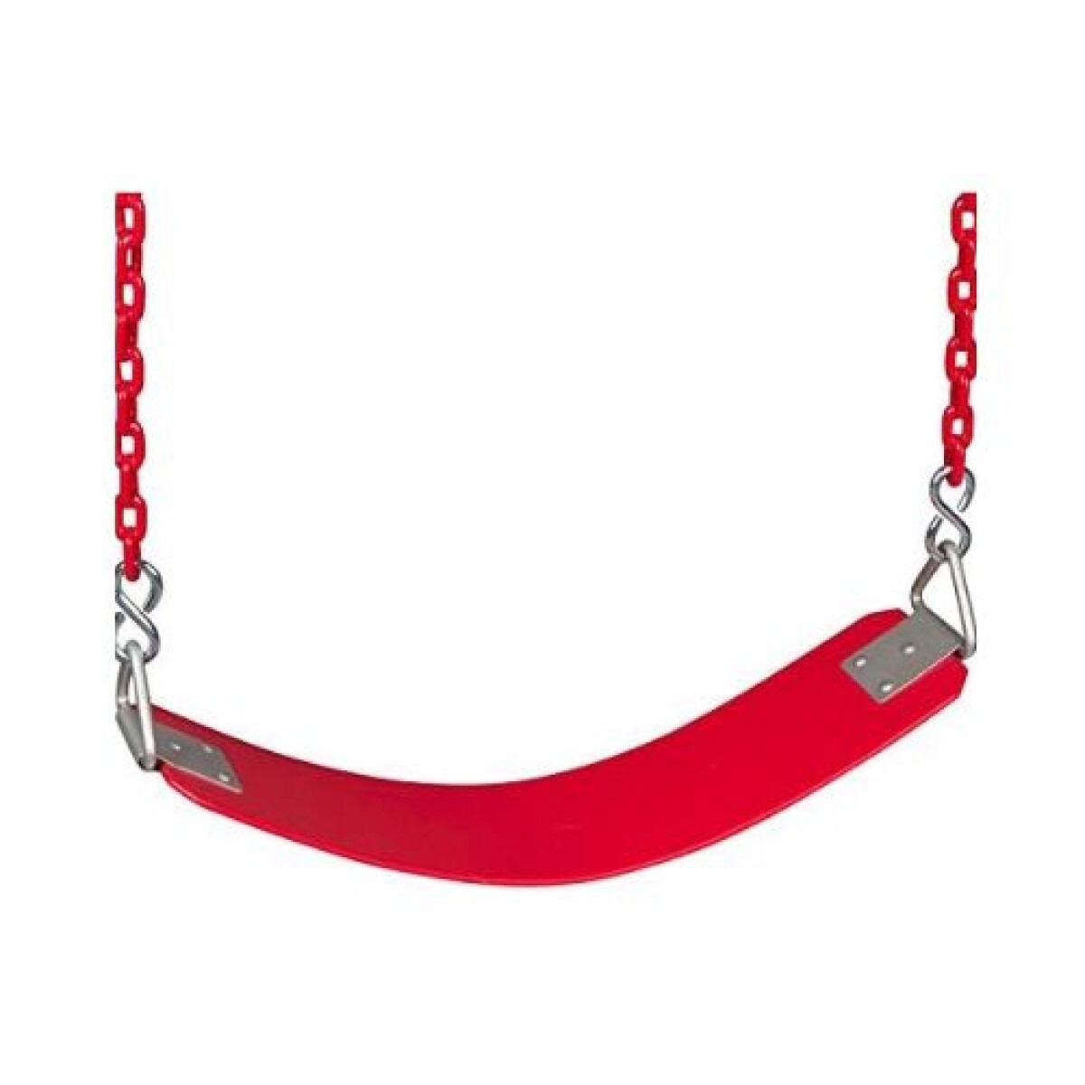 Hamaca flexible para niño de goma con cadena forr PVC Rojo - Hamaca Flexible Para Niño De Goma Con Cadena Forr Pvc Rojo 