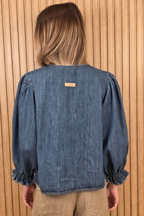 Camisa Flow Denim Azul