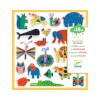 Set x 60 stickers suaves y grandes Animals