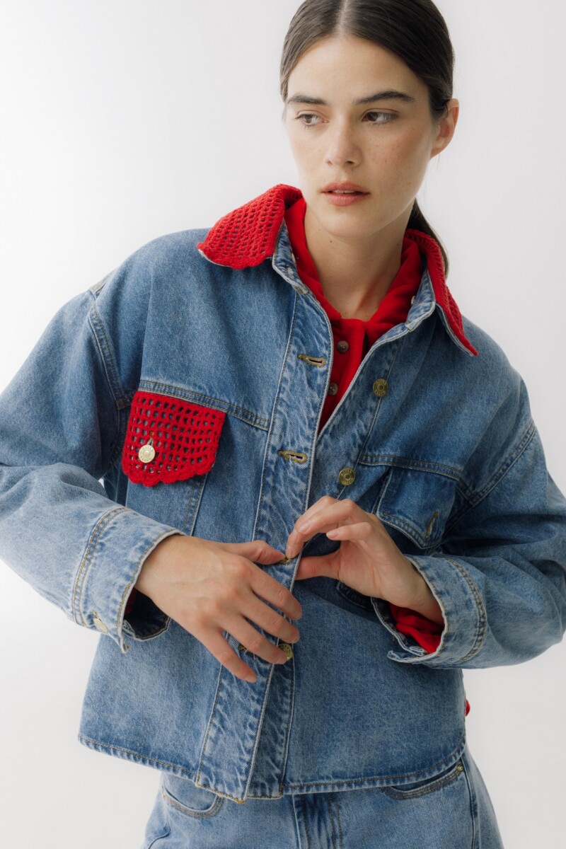 PRE VENTA CAMPERA JEAN CROCHET Rojo