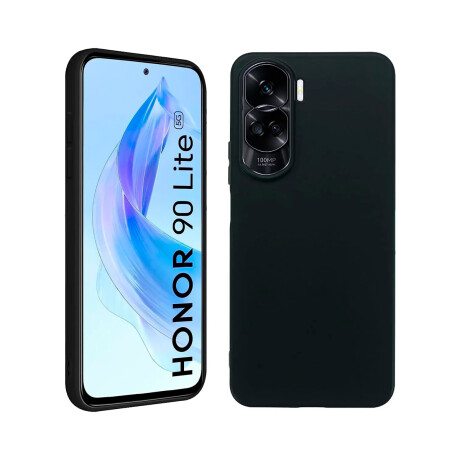 Estuche TPU Para Honor 90 lite Negro Estuche TPU Para Honor 90 lite Negro
