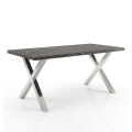 Mesa Comedor Con Patas Cromadas Mesa Comedor Con Patas Cromadas