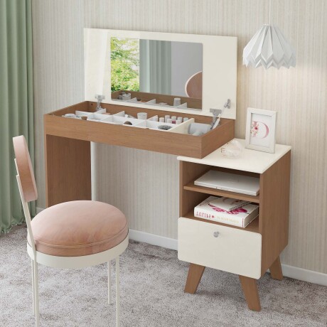 ESCRITORIO TOCADOR MDF-Y-MDP MARRON SOPHIE