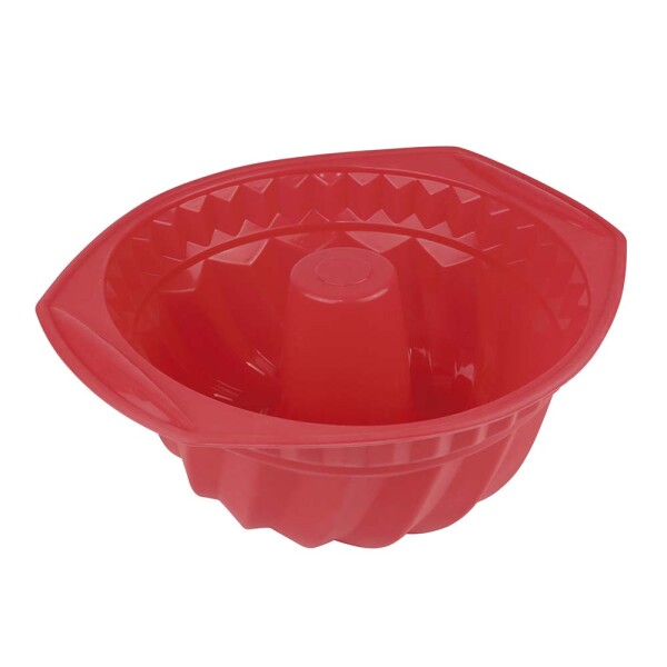 MOLDE PARA TORTA DE SILICONA ROJO