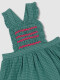 Pichi Cuadro Vichy Con Smock Verde