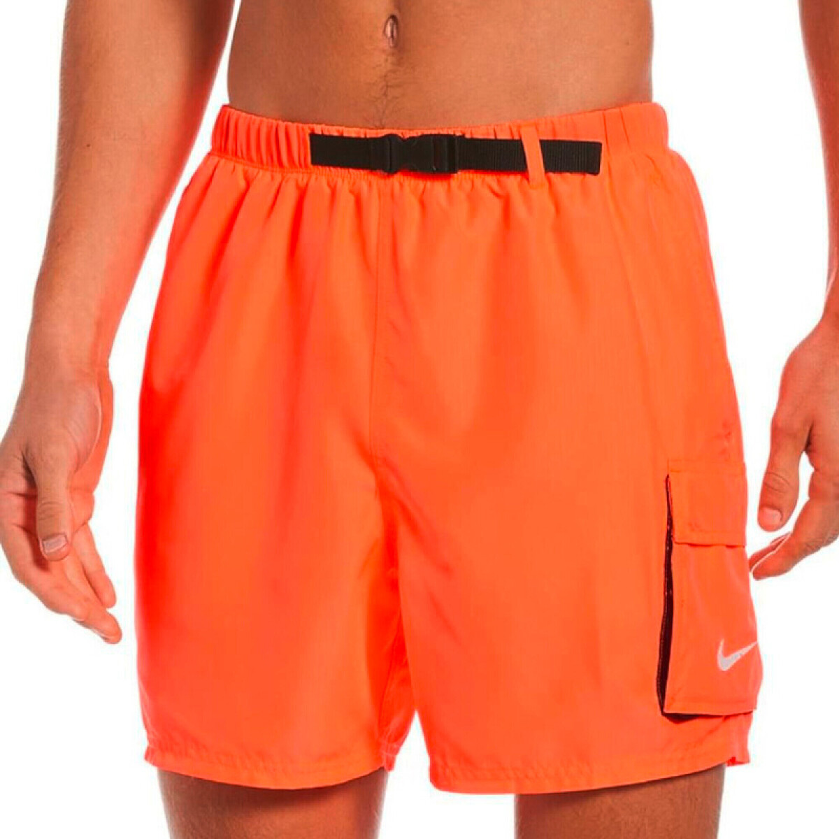 Short Nike Belted Packable 5" de Hombre - Negro 