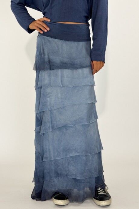 POLLERA GIULIANA Azul