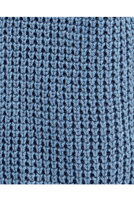 Saco de punto con capucha, azul Saco de punto con capucha, azul