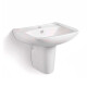 PEDESTAL 61X47.5X45CM PEDESTAL MALAWI BLANCO BRILLO 000