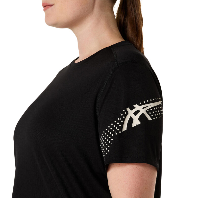 Polo Running Asics Icon SS Top Mujer Performance Black