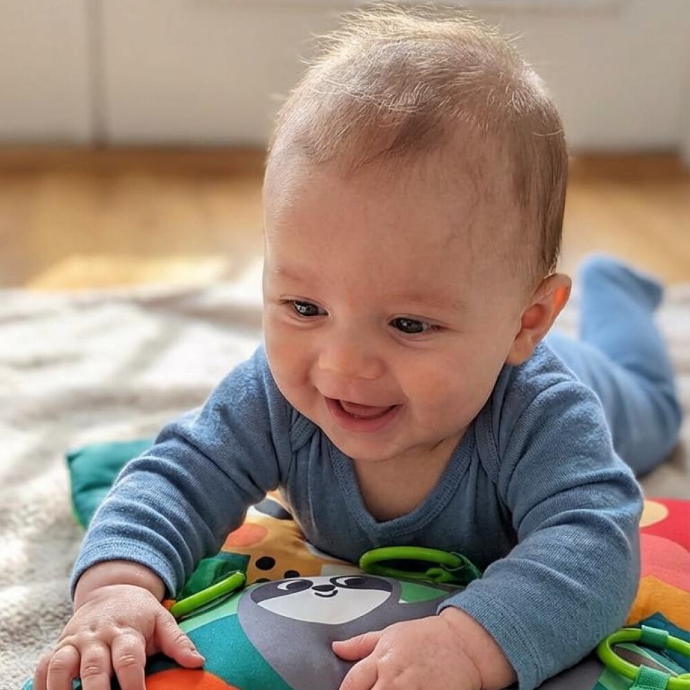 Almohada estimulacion tummy time jungla Almohada estimulacion tummy time jungla