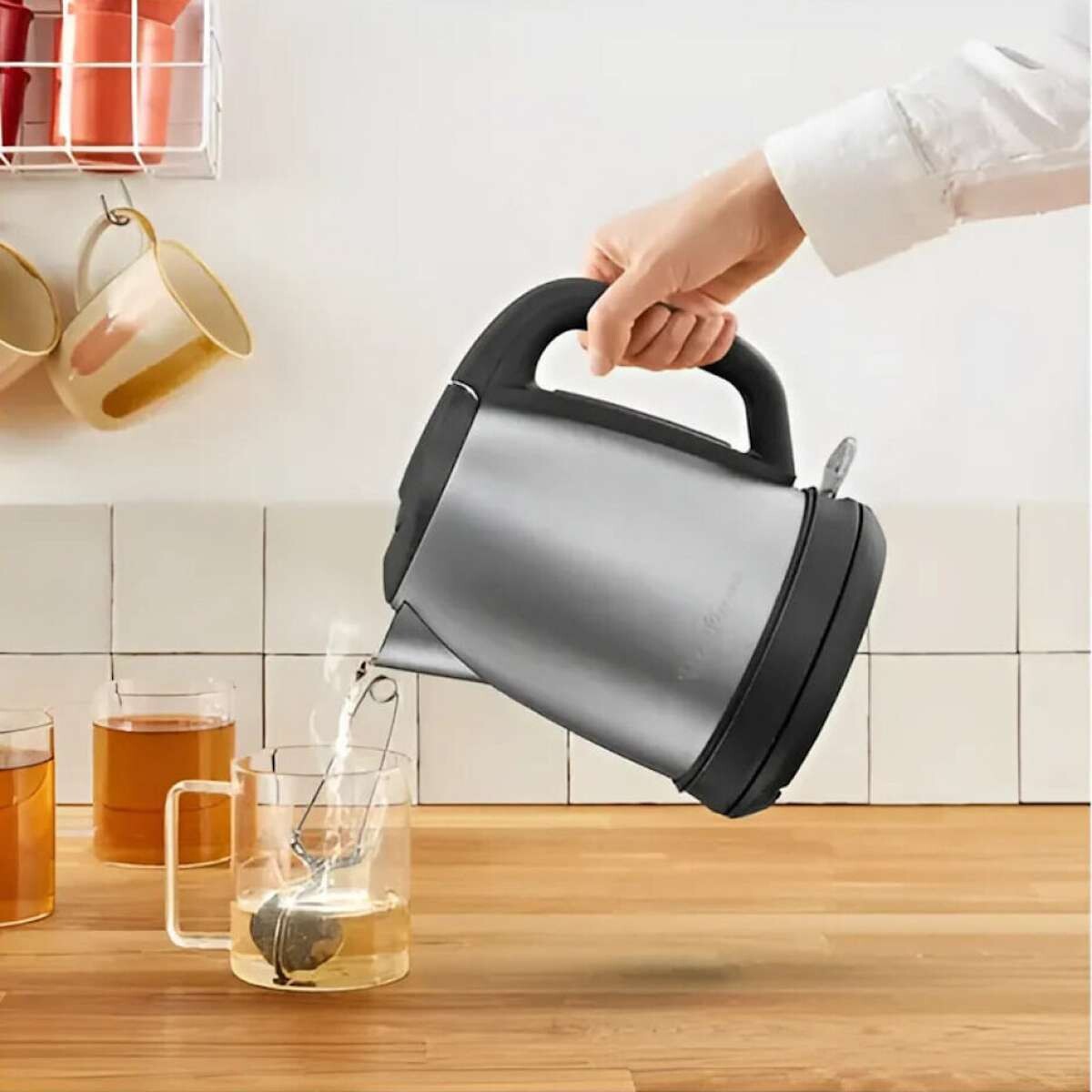 Jarra Electrica Moulinex De Acero Inoxidable 17 Litros Filtro Anti-Impurezas - Indicador De Nivel De Agua 