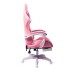 Silla Gamer Xtreme Level Con Posapies Rosa Con Blanco Silla Gamer Xtreme Level Con Posapies Rosa Con Blanco
