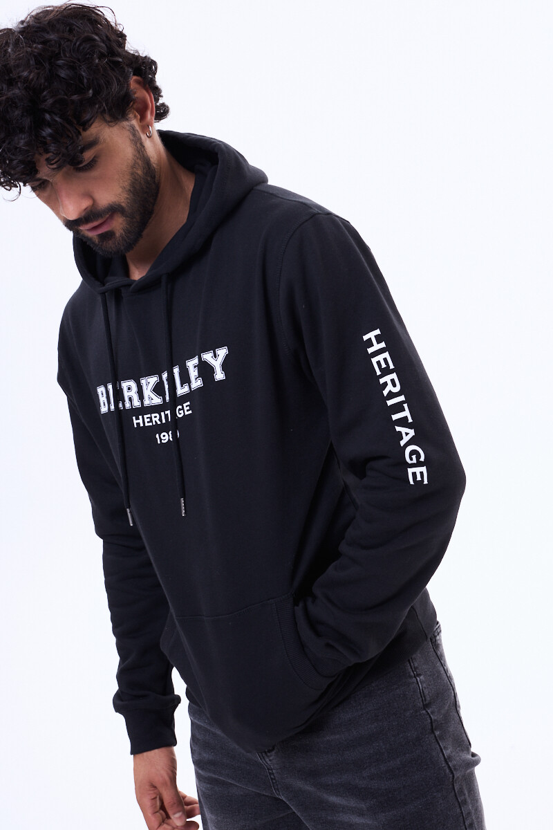 Buzo de felpa Begur Negro