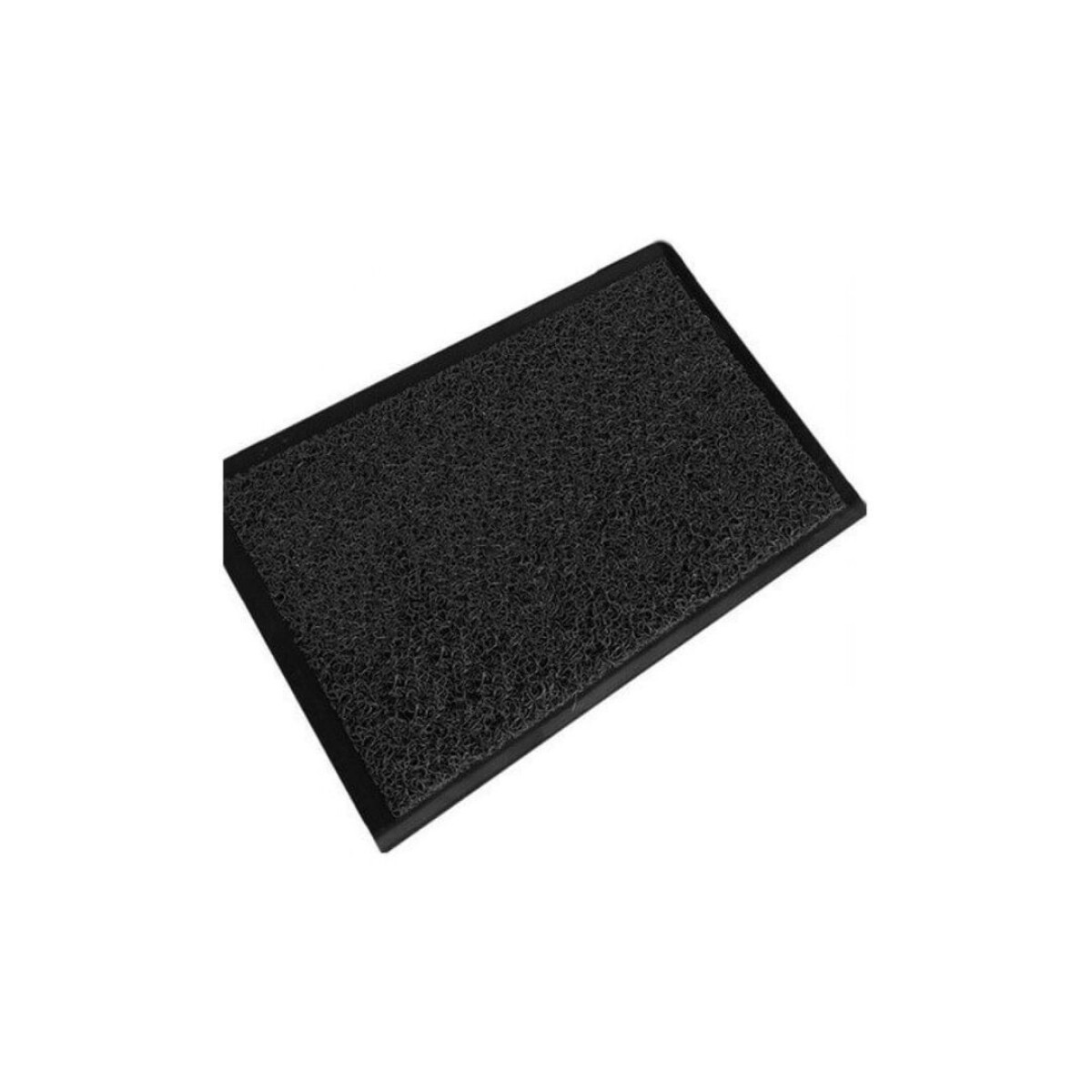 FELPUDO ALFOMBRA RULO 48X67CM - NEGRO 