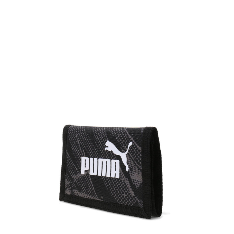 Billetera Puma Aop Negro - Gris