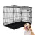 Canil Jaula Corral Perro Mascota Lili 90 cm Grande De Metal Variante Color Negro