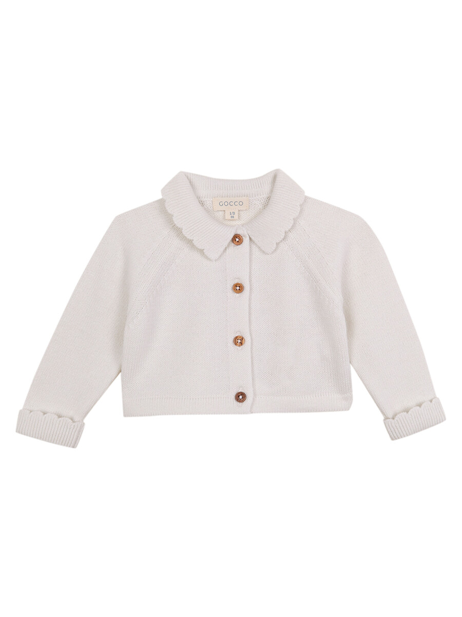 Chaqueta Cashmere Crudo