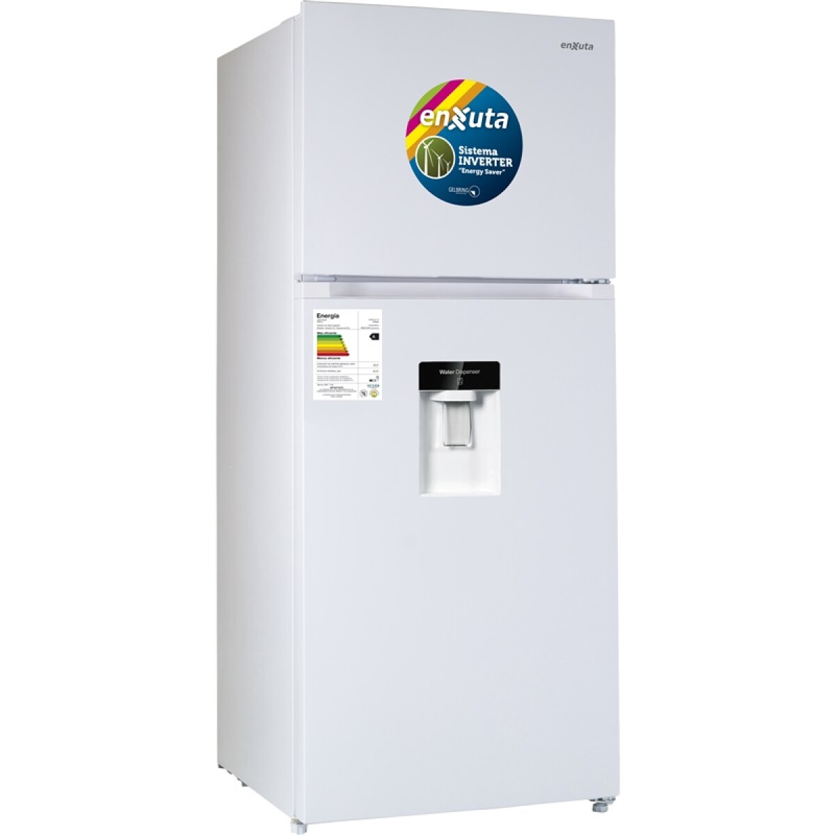 Refrigerador Inverter Enxuta 409 Litros Fábrica De Hielo 
