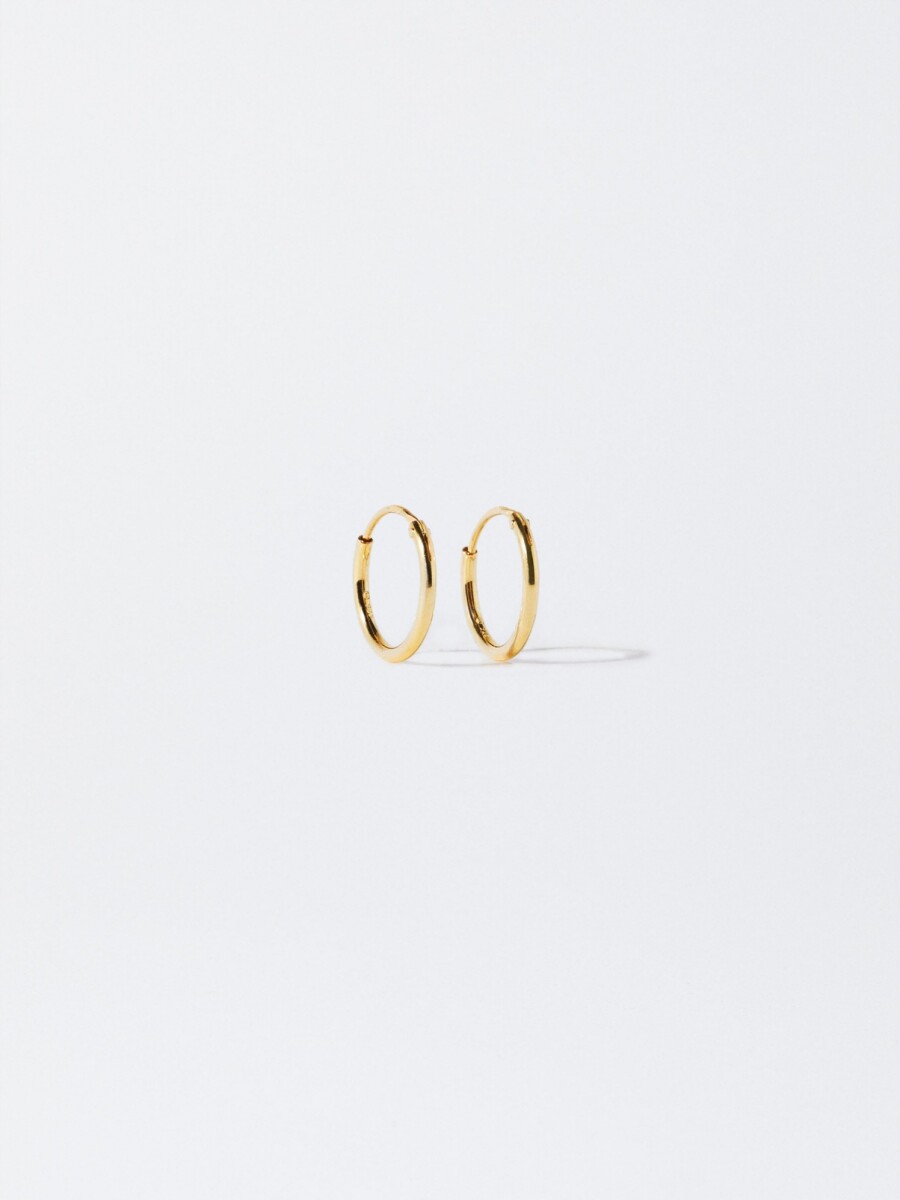 Pendientes De Aro De Plata 925 dorado